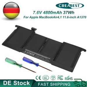 Batterie 7.3V A1406 A1495 pour Apple MacBook Air 11" A1375 A1370 2011 A1465 mi 2012 - Photo 1/11