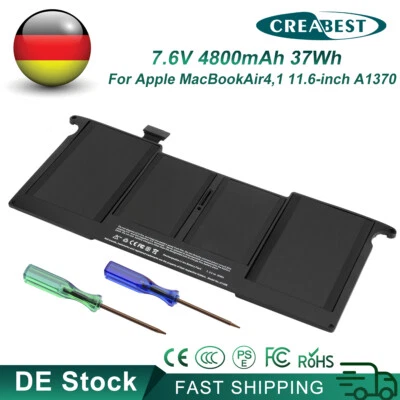 7.3V Akku A1406 A1495 Für Apple MacBook Air 11" A1375 A1370 2011 A1465 Mid 2012 - Bild 1 von 4