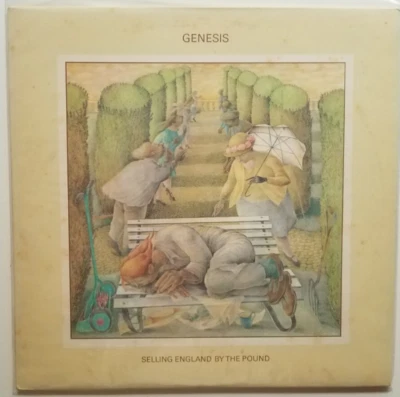 GENESIS "SELLING ENGLAND BY THE POUND" UK CHARISMA  LP LARGE HATTER PORKY PECKO - Image 1 of 4
