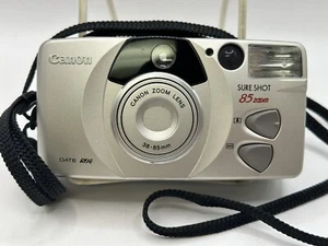 Canon Sure Shot 85 Zoom Date SAF 35mm Point & Shoot Film Camera 38-85mm WORKS! - Picture 1 of 7