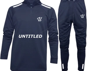 Navy Sports Tracksuit - Picture 1 of 12