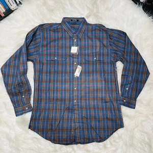 VINTAGE CHRISTIAN DIOR MONSIEUR HERREN HEMD GRÖSSE LARGE BUTTON DOWN KARIERT - Bild 1 von 6