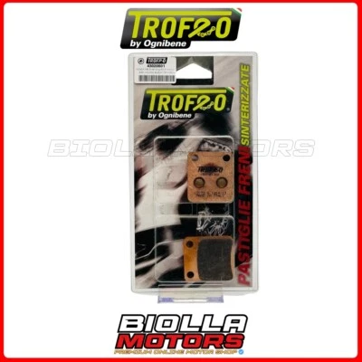 43020601 REAR BRAKE PADS TROPHY KAWASAKI KX 65 2004 SINTERED - Image 1 of 4