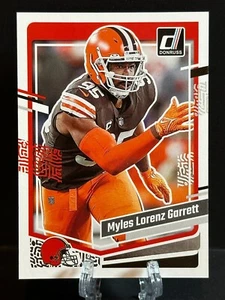 Myles Garrett Panini Donruss 2023 nombre completo paralelo SP Browns - Imagen 1 de 2