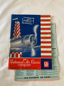 1949 National Air Races Cleveland Offical Program & Log - 40th Anniversary - Picture 1 of 1