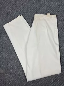 Vintage Wrangler Women’s Pants Size 30x34 White Pleated Work Dress Adult NOS - Picture 1 of 15