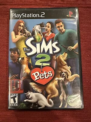 The Sims 2 Pets (PlayStation 2, PS2, 2007) Complete CIB - TESTED & Working ! - Image 1 of 3