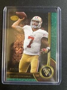 2015 Topps Triple Threads Colin Kaepernick 49ers #53 GREEN Parallel SP 010/199 - Picture 1 of 2