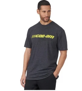 New Can-Am Signature Men's T-Shirt - Charcoal Gray - Small - 4546400407 - Picture 1 of 2