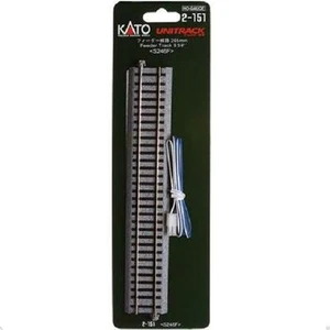 Kato 2-151 Rail Droit Alimentation / Straight Track Feeder 246mm - HO - Foto 1 di 1