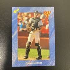 1991 Classic I #T7 Steve Decker San Francisco Giants