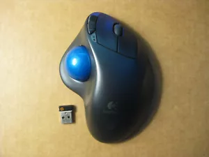 LOGITECH M570 Wireless Laser Trackball Mouse with dongel, Very clean. - Picture 1 of 5