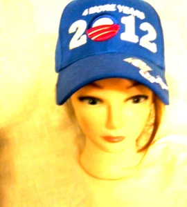 Cappello/cappello regolabile campagna presidente ufficiale Barack Obama 2012, blu - Foto 1 di 12