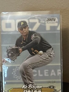 Kebryan Hayes 2024 Topps Stadium Club #238 Pearl White Chrome /30 Pirates. - Picture 1 of 3