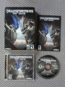 Transformers The Game (2007, PC DVD-ROM) Completo En Caja - Imagen 1 de 8