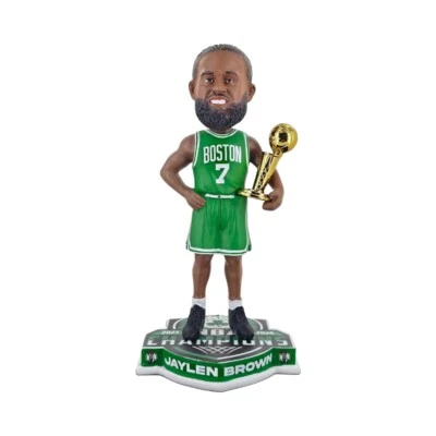 Jaylen Brown Boston Celtics 2024 NBA Champions 8" Bobblehead Bobble Head Doll - Image 1 of 4
