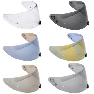 HJC I90 Replacement Motorcycle Helmet Visor Pinlock Ready Clear Dark Iridium - Image 1 of 2