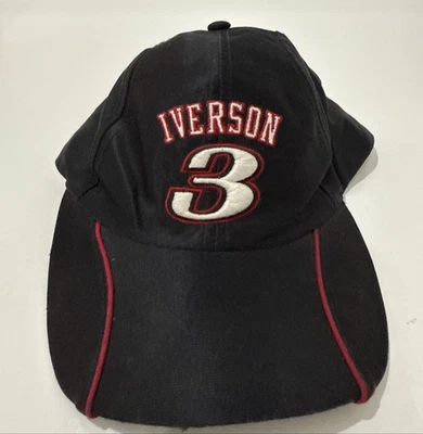 Boné NBA Vintage Alan Iverson Preto Philadelphia 76ERS - Imagem 1 de 4