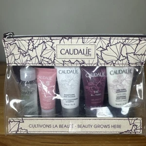 Caudalie Paris 1floz Pack of 6 Moisturizer Shampoo Wash Lotion Zip Gift Bag - Picture 1 of 11