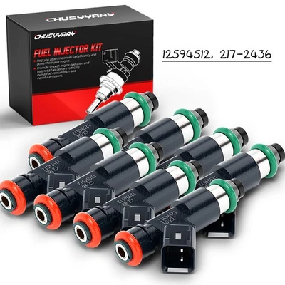 Inyector de combustible 12594512 8 piezas para Chevrolet Silverado 1500 2007-2008 2009 5,3 L Foto 1 de 4