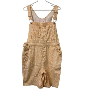 Choices from Gitano Vintage Damen-Overall Größe Large orange & weiß Blumenmuster Y2K - Bild 1 von 7
