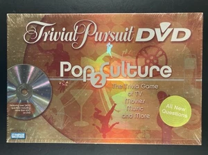 Vintage Trivial Pursuit Pop Culture 2 w/ DVD Parker Brothers 2005 - Picture 1 of 2