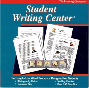 Student Writing Center Pc New Student Easy To Use Word Processor Grammar Spell - Picture 1 of 2