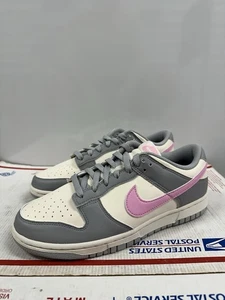 Nike Wmns Dunk Low Next Nature ‘Smoke Grey Pink Rise’ DD1873 002 Size 9 - Picture 1 of 7