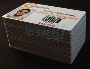 Inkjet Printable PVC Cards - For Epson & Canon Inkjet Printers - 50 Pack - Picture 1 of 10
