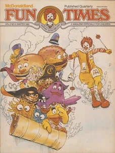 McDonald’s McDonaldland 1980 revista FUNTIMES empleo juegos de mesa - Imagen 1 de 3