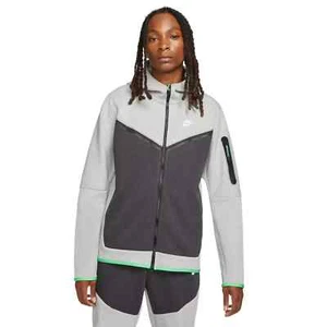 2XL Men's Nike Tech Full-Zip Fleece Hoodie, Light Smoke Grey Anthracite - Picture 1 of 7