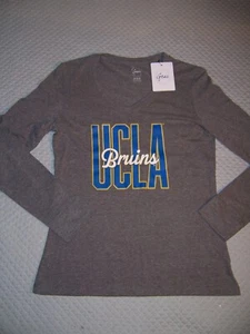 NWT GEAR UCLA Bruins Pullover shirt Women's M logo New long sleeve Gray - Picture 1 of 2