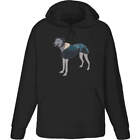 'Greyhound With coat ' Adult Hoodie / Hooded Sweater (HO039183)
