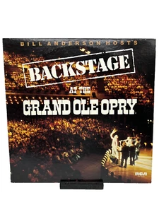 Bill Anderson Backstage At The Grand Ole Opry 1983 Vinyl LP RCA Records Country - Picture 1 of 13
