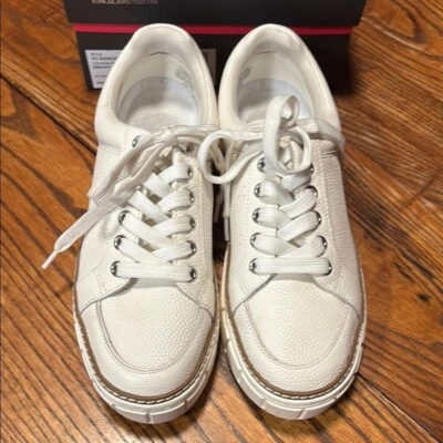 Zapatos Vince Camuto Blanco Tipo Con Cordones Estilo VC-Randay Blanco Brillante Talla 7.5M Foto 1 de 4