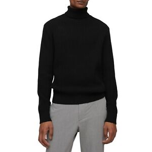 Mango MNG Men's Wool Blend Turtleneck Ribbed Long Sleeve Sweater Size XL NWT