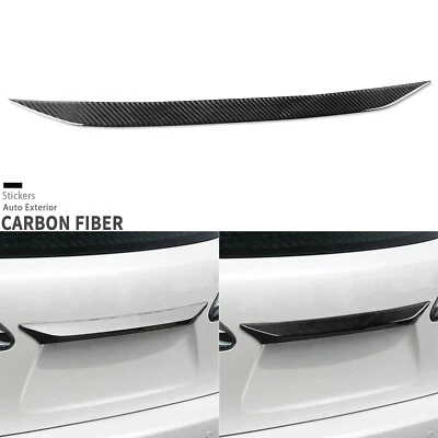 Cubierta de panel de puerta levadiza trasera de fibra de carbono real para Lexus RX350 RX450h 2010-15 Foto 1 de 4