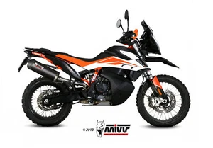 TUBO ESCAPE PARA KTM 790 ADVENTURE / R 2019 > MIVV OVAL CARBONO CARBY - Imagen 1 de 3