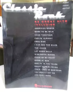 Classic Rock 62 Great Hits - Piano, Vocal, Guitar - Hal Leonard - Picture 1 of 2