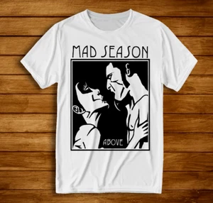 Vintage Mad SEASON Above Cotton White Full Size Unisex Classic Shirt AG301 - Picture 1 of 2