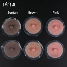 IVITA 3 Paar Brustwarzenabdeckungen Wiederverwendbar Selbstklebend Silikon