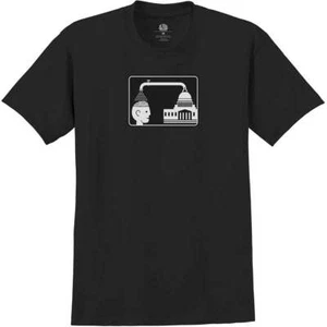 Camiseta para hombre Alien Workshop lavado de cerebro negra - Imagen 1 de 1