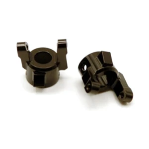 NEW STRC Brass Front C-Hub Carriers Black for Axial SCX10 Pro 4x4 FREE US SHIP - Picture 1 of 1