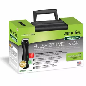 Pulse ZR II Vet Pack Cordless Clipper 5 Speed Pro Grooming Accessories Included - Picture 1 of 7