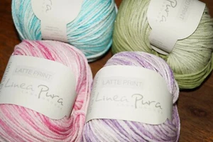 Linea Pura Latte Print Lana Grossa - Bild 1 von 5