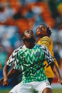 Autógrafo de fútbol americano foto firmado a mano de Nigeria 6x4 de Jamilu Collins - Imagen 1 de 1