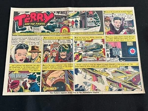 #H25a TERRY AND THE PIRATES Lot of 14 Sunday Half Page Comic Strips 1963 - Picture 1 of 14