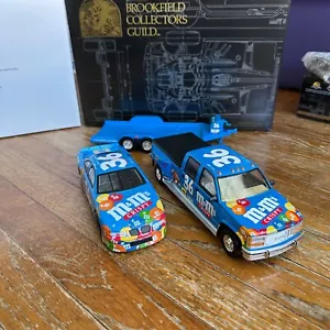 1/24 BROOKFIELD Action 1999 #36 ERNIE IRVAN Blue M&M's CRISPY Trackside LIMITED - Picture 1 of 14