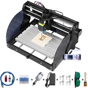 VEVOR CNC Fräsmaschine 3018 Pro Max Graviermaschine GRBL+Offline Control 15W - Bild 1 von 12