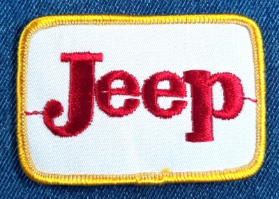 NOS 70s Original Vintage Jeep 3" Patch 4x4 Offroad Retro Overland CJ JK TJ Retro - Image 1 of 3
